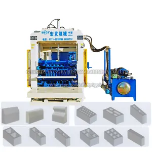 Гидравлическая машина для укладки кирпича из цемента и летучей золы для изготовления полых блоков с ПЛК