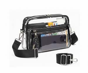 Bolso Bandolera Transparente con 2 Correas Extra Largas, TPU Antiamarilleo, Aprobado para Estadios y Conciertos, Fábrica OEM - Product Image 4