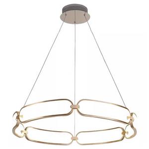 New Design Nordic Modern Minimalist bar Restaurant Shop Living Room Metal Ring <b>Chandelier</b> - Product Image 3