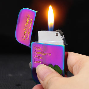 BD BD-311-<span class=keywords><strong>5</strong></span> trèfle à quatre feuilles conception coupe-vent métal <span class=keywords><strong>butane</strong></span> allume-cigare Portable Style moderne Logo personnalisé Option pour - Product Image 2