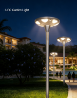 Éclairage de jardin LED à faible entretien, lampadaire solaire tout-en-un