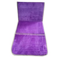 Tapis de prière musulman pliable tissé, tapis de prière sajadah avec dossier