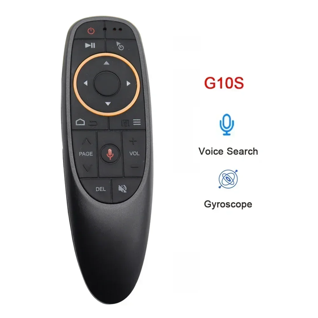 G10S PRO BT Voice Remote Control 2.4G With BT5.0 Wireless Air Mouse Gyroscope Smart Remote Backlit for Android TV Box