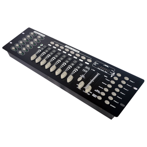 Console de contrôle DMX professionnelle 192 canaux DMX512 programmable pour éclairage de scène à têtes mobiles, effets DJ, discothèque, fête, club - Product Image 1