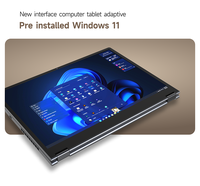 Vente en gros, ordinateur portable de haute qualité, nouveau, 13,5 pouces, processeur N5095, 12 Go de RAM, 1 To de SSD, écran IPS, clavier anglais, ordinateur portable professionnel