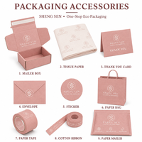 Kotak Kemasan Pink Custom dengan Logo Warna, Kotak Misteri, Bahan Ramah Lingkungan, Kotak Pengiriman, Desain Kreatif, Kotak Hadiah dengan Logo