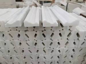 Hoàng gia bằng đá cẩm thạch trắng hiện đại tường viền dải trang trí đúc <span class=keywords><strong>TRIM</strong></span> dòng ốp chân tường biên giới gạch cho phòng tắm - Product Image 5