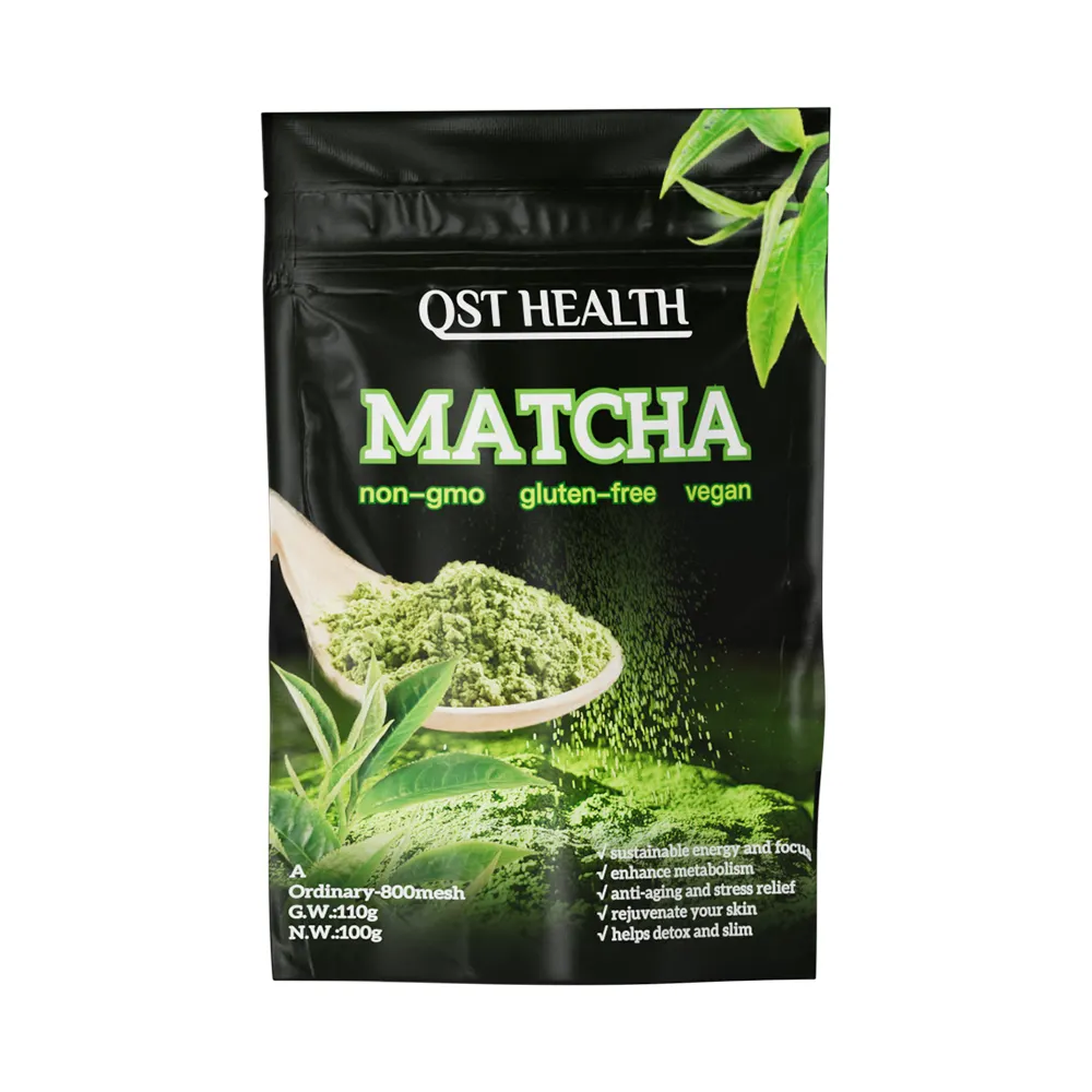 Polvo de colágeno Matcha puro al por mayor Polvo de té verde Matcha de setas Polvo de té verde Matcha de etiqueta privada Oem Polvo de té Matcha verde orgánico