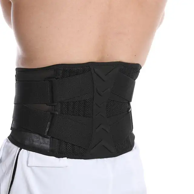 Esportes suporte waist trainer para homens e mulheres ajuste fitness de cinto de cintura respirável