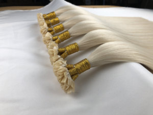 Cabello con Punta Plana al por Mayor, 100% Cabello Humano con Cutícula Completa, la Mejor Calidad Directo de Fábrica - Product Image 3