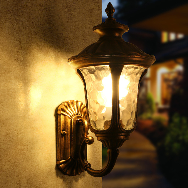 Modern Outdoor Luminaires IP65 Wall Light, Waterproof Outdoor Indoor Wall Lamp