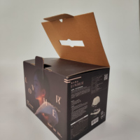 Boîte d'emballage cadeau pour fruits en carton ondulé, impression personnalisée, design avion coloré, recyclable