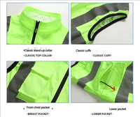 Neue Outdoor Fancy Reflective Strip Sicherheits weste mit Baustellen jacke Eingebauter Lüfter 16000mAh Batterie Klimaanlage Weste