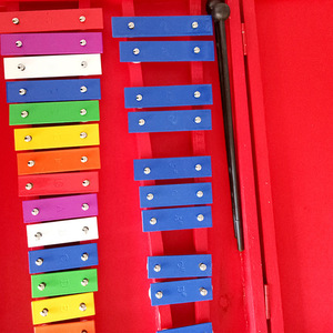 Wholesale Orff Percussion <b>Instrument</b> 25 Notes Portable Rainbow Glockenspiel Xylophone <b>Musical</b> Percussion <b>Instrument</b> for Kids - Product Image 3