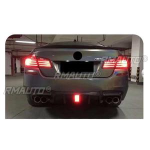 Diffuseur de pare-chocs arrière noir brillant pour BMW Série 5 F10 F18 2010-2016 - Accessoire de modification automobile - Product Image 5