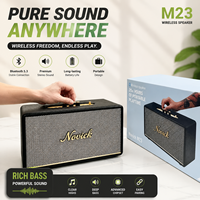 Enceinte sans fil portable M23 3ème génération 30W avec basses profondes, subwoofer TWS, résistance à l'eau IPX4, boombox pour fêtes en extérieur et audio domestique