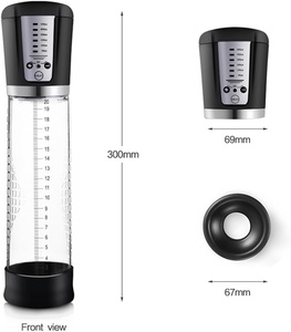 Bomba de Vacío Eléctrica para Agrandar el Pene con 5 Intensidades de Succión, Bomba de Extensión de Pene de Alto Vacío Automática Recargable - Product Image 6