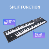 Factory Direct Plastic 88-Key Electronic Piano Keyboard-Double Row Professional Grade for Adult Players & Music Schools