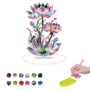 Nuovo dipinto di diamanti in acrilico fatto a mano fai da te decorazione decorazione per le vacanze adesivo di diamanti artigianato - Product Image 2