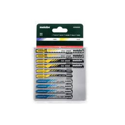 Surtido de hojas para sierra de calar Metabo, 10 piezas L M P para cortar madera, metal y plástico - Product Image 3