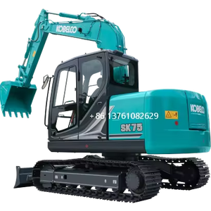 Engineering Machinery and Equipment Crawler <b>Excavator</b> Accessories -Japan Cheap <b>Used</b> Machinery Kobelco 75 <b>Used</b> <b>Excavator</b> Machine - Product Image 1