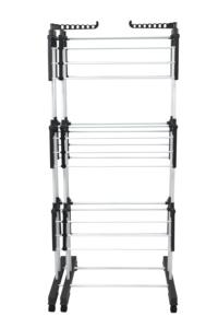 Séchoir à <span class=keywords><strong>linge</strong></span> pliable 4 niveaux sur roulettes, gain de place, pour intérieur et extérieur - Product Image 5