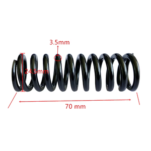 Resorte de compresión de acero para tratamiento térmico de trenes, resorte helicoidal de alta resistencia, resorte de compresión metálico - Product Image 3