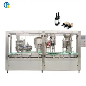 A To Z complete automatic liquor glass plastic bottle filling line juice wine bottling machine Vodka filling machine line