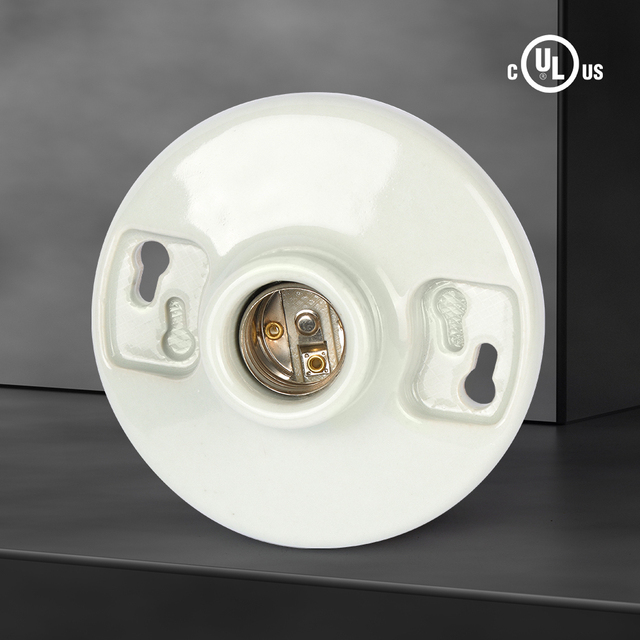 High Quality Ceramic E26 Screw Base Lamp Holder 250V 660W Safety & Convenience Indoor/Outdoor Use Light Socket