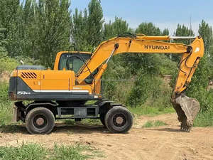 Pneus de haute qualité pelle 150w-9 d'occasion en bon état pelle Hyundai 150W-9 pelle hydraulique sur pneus - Product Image 6