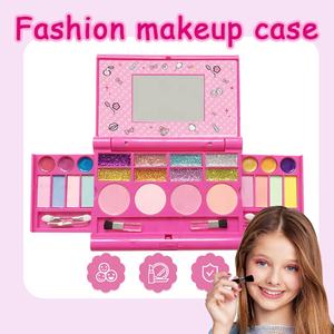 ชุดเครื่องสำอางสำหรับเด็กผู้หญิงชุดอุปกรณ์แต่งหน้าสำหรับเด็กอายแชโดว์ของเล่น - Product Image 3