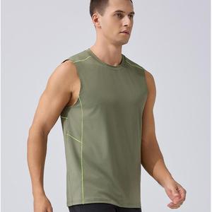 Nouveau design – Débardeur de sport en polyester solide pour homme, séchage rapide, personnalisable, idéal pour l'été et la gym – Athlithc - Product Image 5