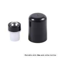 Nouveau design double couche anti-fuite 10ml 30ml 50ml Flacon en verre pour huile essentielle, parfum, fragrance avec bille roulante