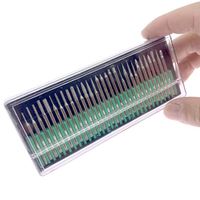 30 pièces de fraises rotatives électriques pour polissage dentaire, embouts diamantés à pointe aiguille pour manucure, outils de meulage et de ponçage pour nail art