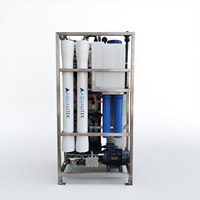 Système RO 500 LPH, machine à eau pure par osmose inverse personnalisée, installation de traitement d'eau RO commerciale avec performance stable