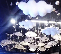 Nuage en coton moderne décorations de plafond de mariage nuage blanc accessoires suspendus maison Hall fenêtre centre commercial école boutique