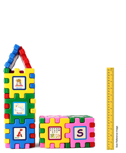 GIRNAR MI PRIMERO ALFABETO 28 piezas. Bloques de rompecabezas educativos coloridos con el alfabeto inglés completo e imágenes. - Product Image 2