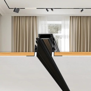 Projecteur linéaire Morden 48V à encastrer en surface au plafond, aimant suspendu, éclairage sur rail magnétique, système d'éclairage sur rail à LED - Product Image 2