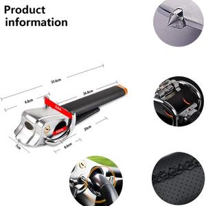 Bloqueo de volante de vehículo plegable de marfil Universal con 3 Llaves Medidas de seguridad de coche de seguridad antirrobo - Product Image 5