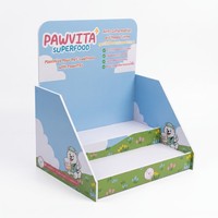 Support d'affichage en PVC imprimé sur mesure, présentoir de comptoir pour la promotion en magasin et la présentation de produits