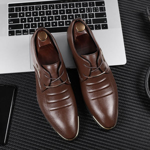 Scarpe Oxford Eleganti da Uomo 2026, Comode e Formali per Lavoro e Occasioni Ufficiali, in Pelle PU Personalizzabile - Product Image 3