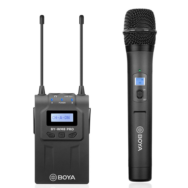 BOYA BY-WM8 Dual Channel UHF Wireless Microphone