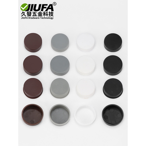 Jiufa Hinge Hole Waterproof Cap Moisture Proof Plastic Plug Wardrobe Door Sealing Round Cover Multi Color Options - Product Image 3