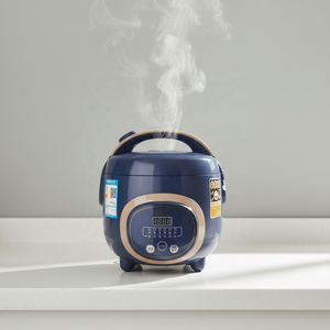 Multifunctional Mini Rice Cooker Smart Digital Timer <b>Control</b> 0.6-1.5L Capacity Portable Design Home Appliance Mechanical Timer C - Product Image 6