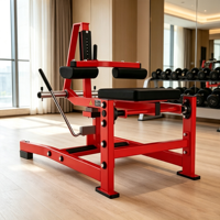 Machine commerciale de soulevé de mollets assis à charge libre pour l'entraînement de la force des mollets, équipement de fitness pour salle de sport