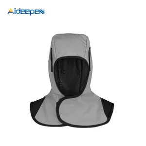 Capot de soudage de protection pour soudeur lavable respirant couvre-cou de soudage ignifuge chapeau de soudage de protection outil à main