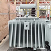 Transformador de Potencia Trifásico ONAN de Baja Pérdida, Núcleo Sellado de Cobre y Aluminio, Dyn11, S11, Sumergido en Aceite, 10kV 20kV