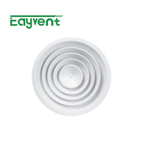 Diffuseur de plafond en aluminium moderne pour système de ventilation et climatisation