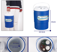 Glacière isotherme portable IRONDONKEY en mousse PU pour camping, réfrigérateur extérieur 1L 3L 8L 13L, boîte de conservation au froid avec logo personnalisé