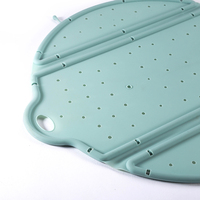 Protector Antisalpicaduras Plegable de Silicona Ecológica y Acero Inoxidable de Alta Resistencia para Sartenes de 10 y 12 Pulgadas, Multiusos
